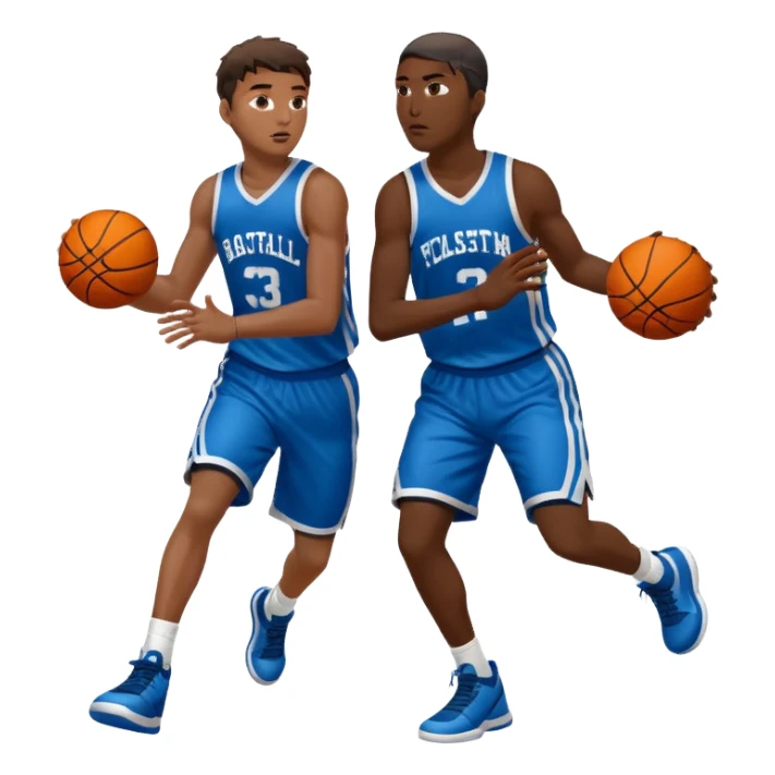 a player Defending against a player  sticker