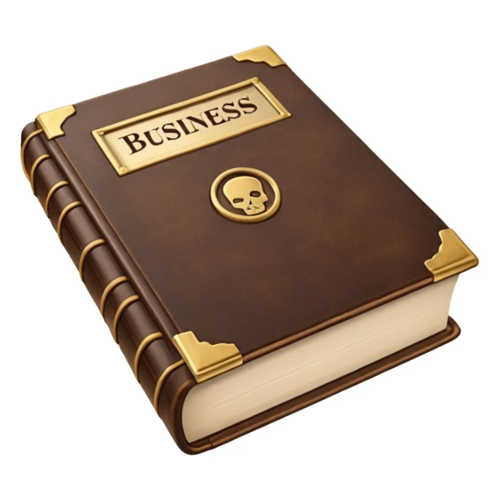 a book with a title "business-oriented intro" sticker
