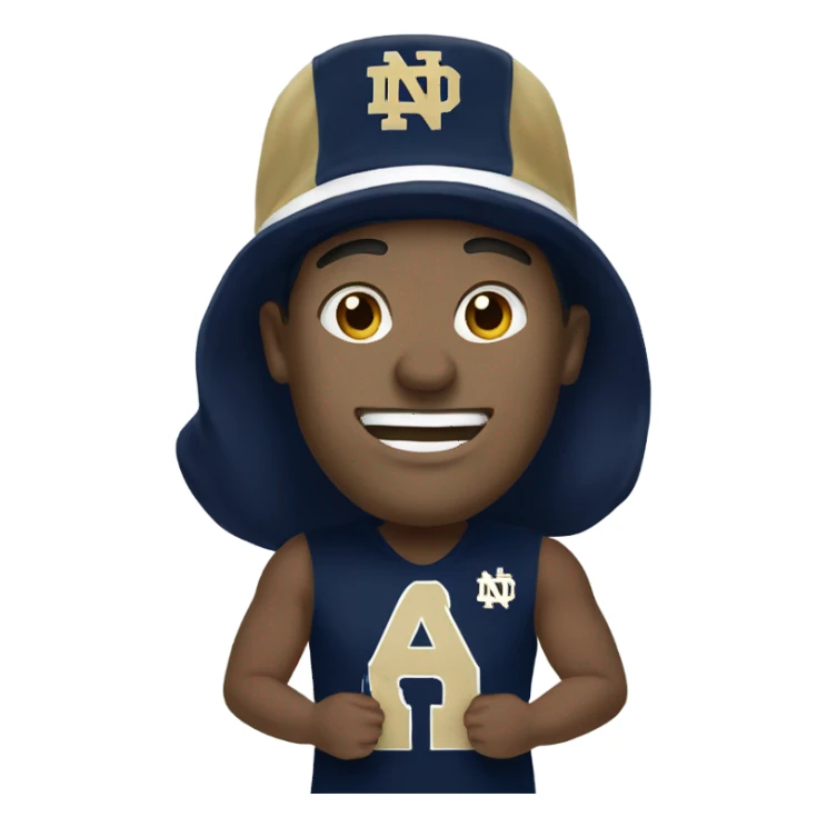 Big Notre Dame fan sticker