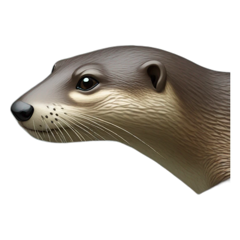 Loutre sur tortue sticker