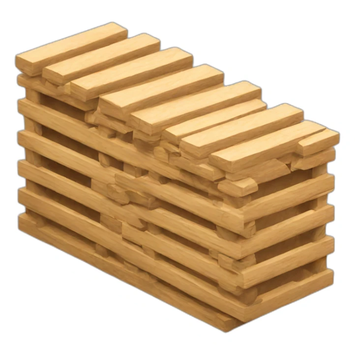 modern lumber storage sticker