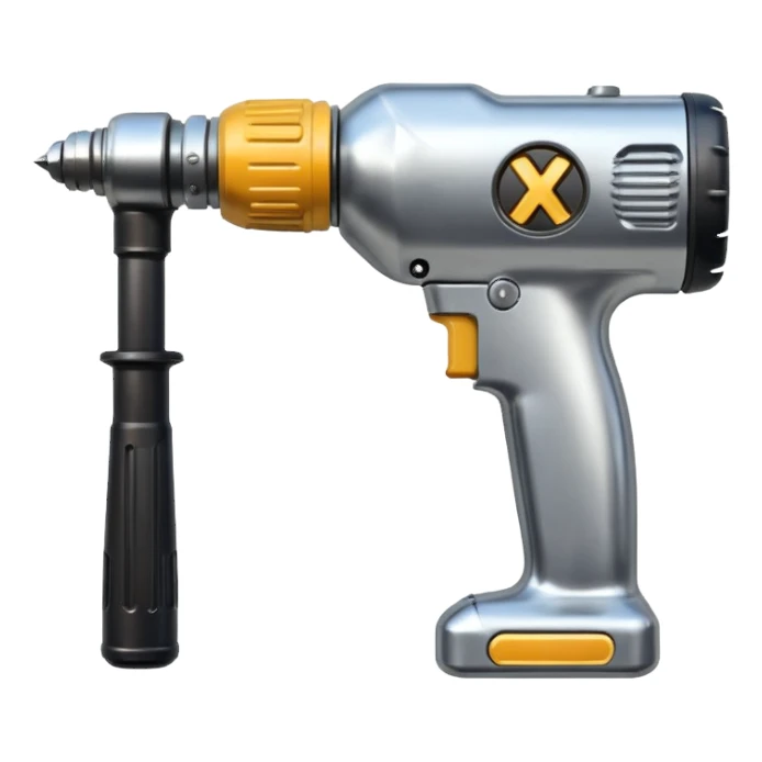 x (formerly twitter) logo with a drill  sticker