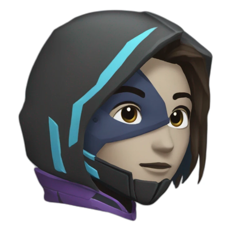Cute Cayde 6 Destiny hype type sticker