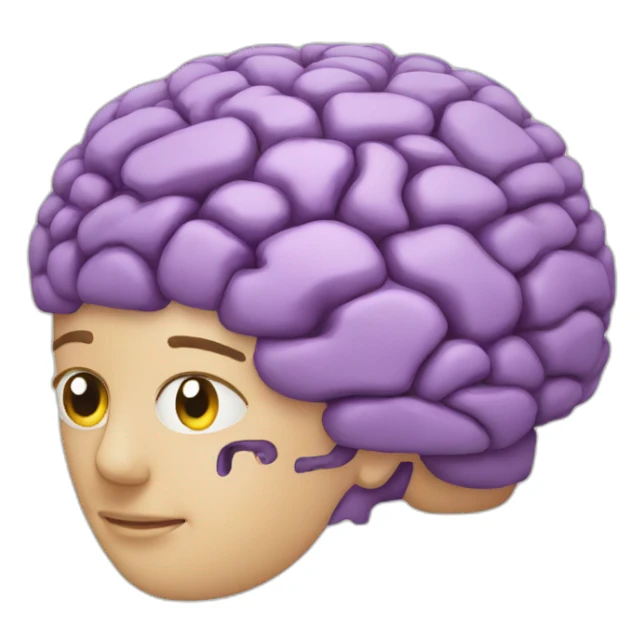 ai brain sticker