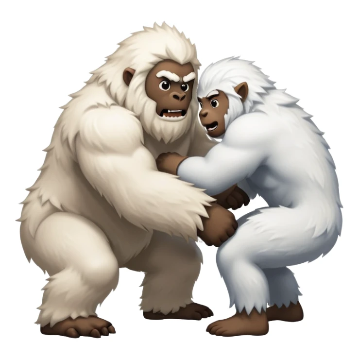 Yeti wrestling sticker