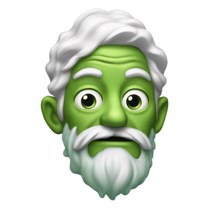 smelly green stink lines wizard sticker