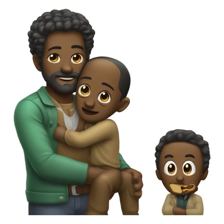 um homem doido com colher na mão sticker