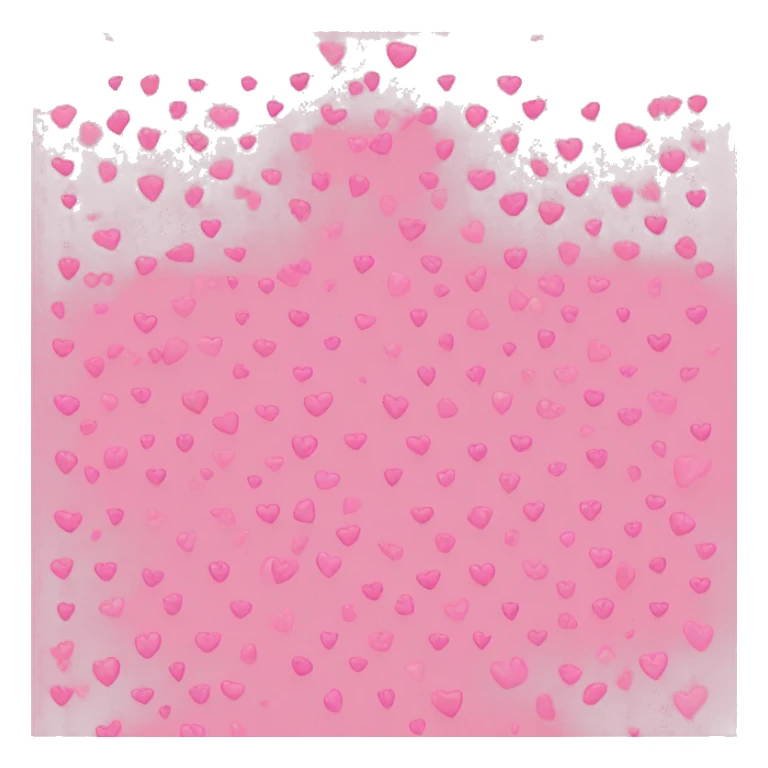 Extra small pink hearts sticker