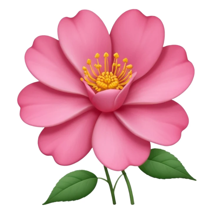 Flor rosa sticker