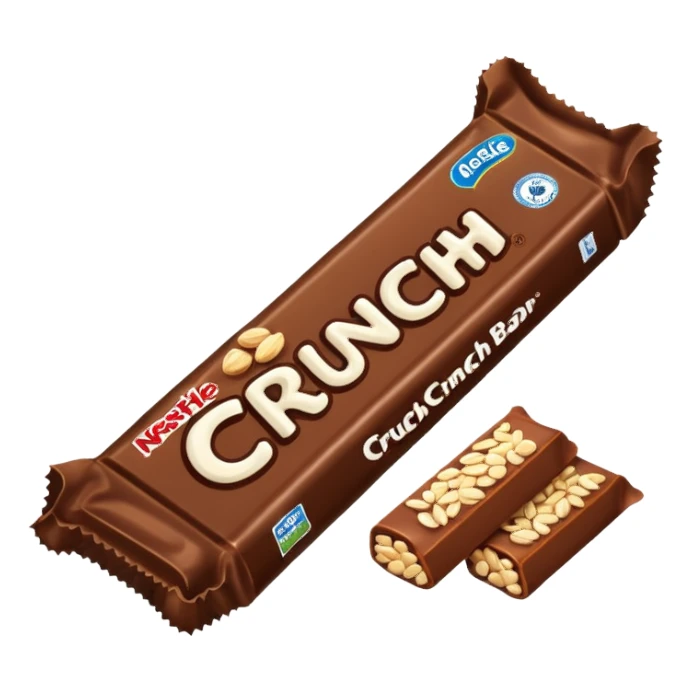 Nestle crunch bar emoji sticker