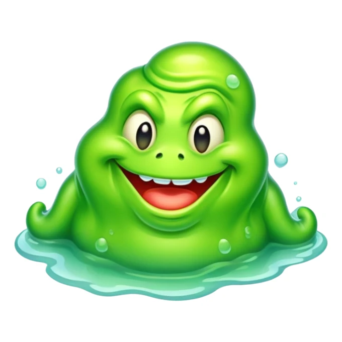 Slimer from ghostbusters  sticker