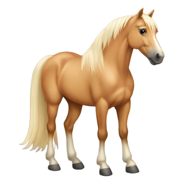 Palomino horse sticker