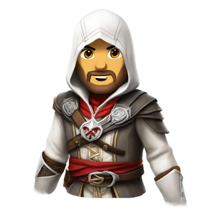 Ezio from assassins creed sticker