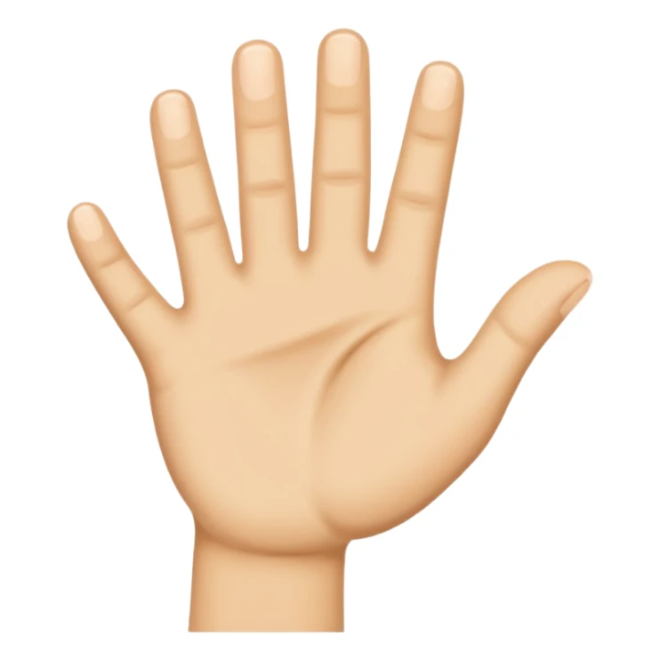 L hand emoji sticker