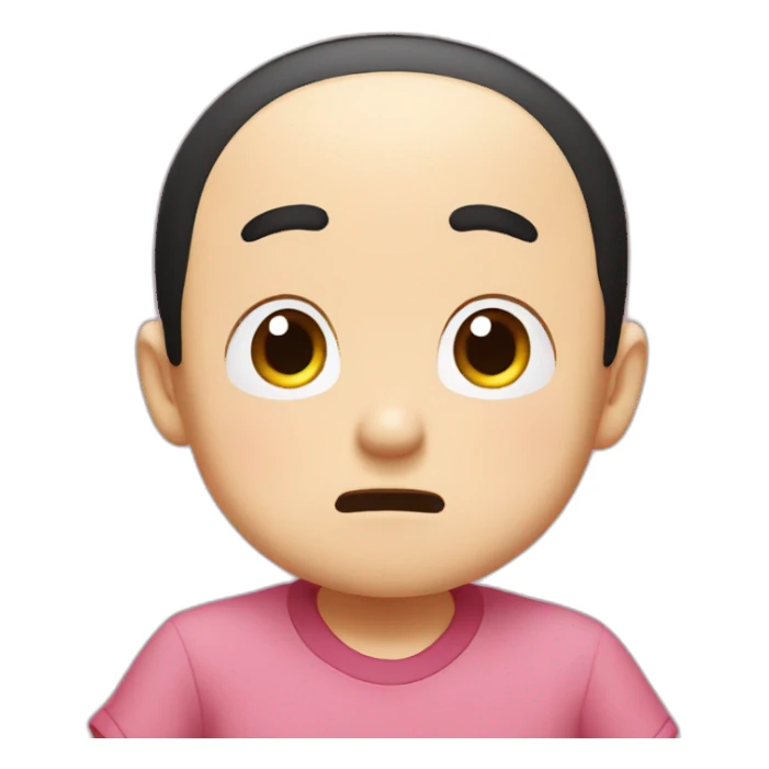 Shinchan blushing sticker