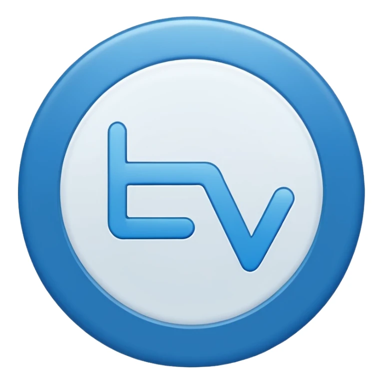 blue circle in the middle and white checklist mark sticker