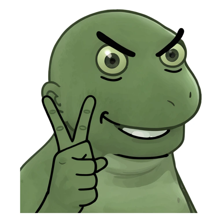 sassy middle finger baddie sticker