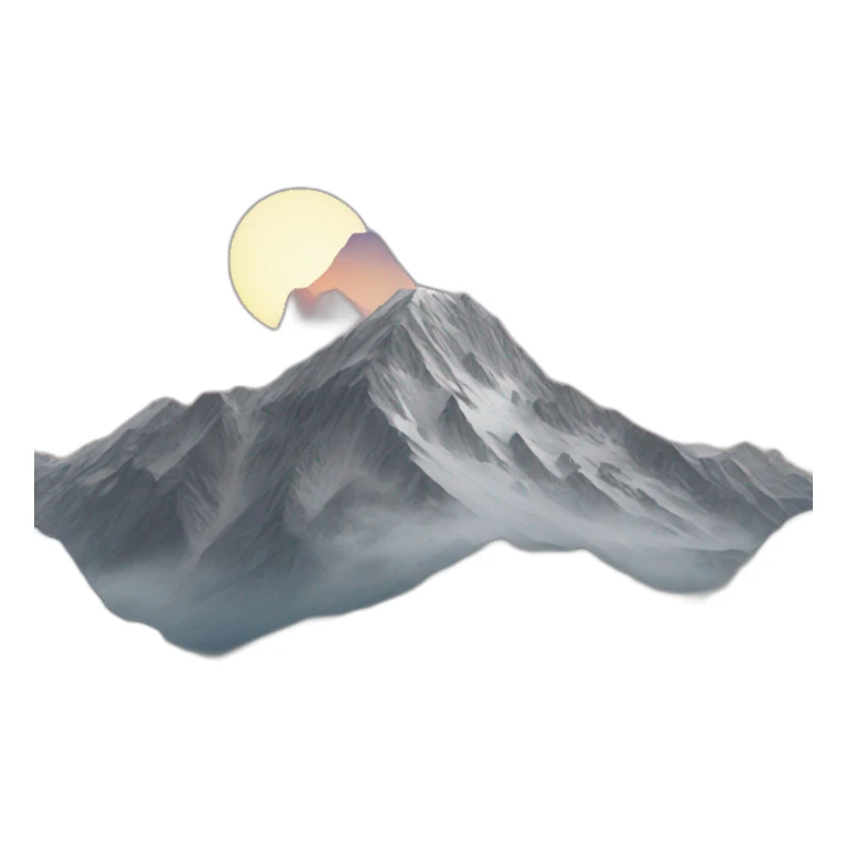 Mountain and camera sticker