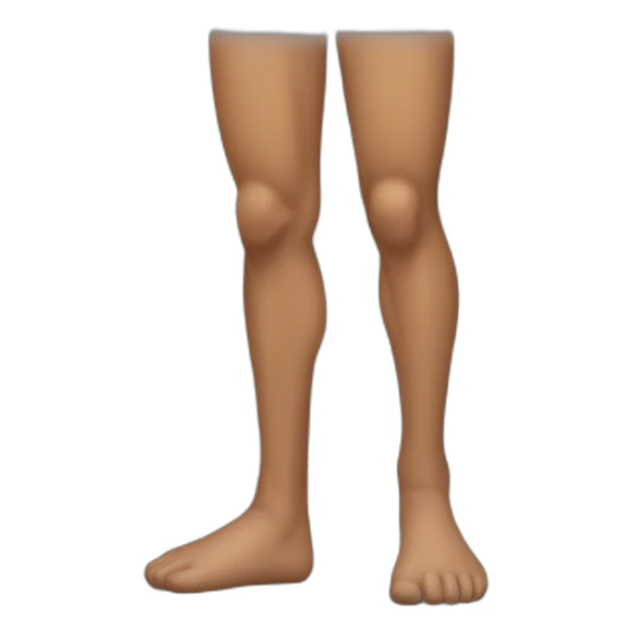 hairy man legs sticker