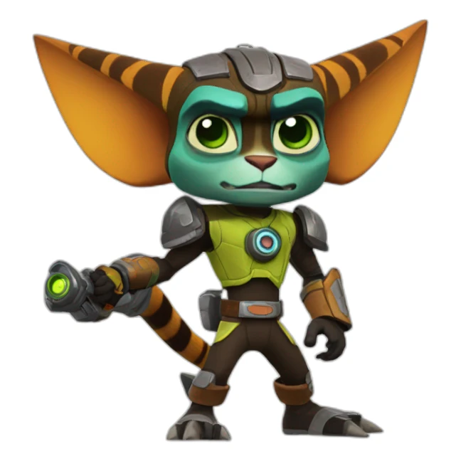 Ratchet & Clank Lombax sticker