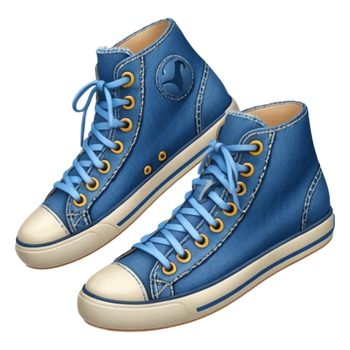jean shoes sticker