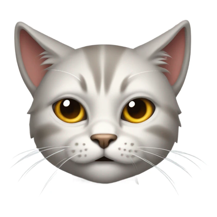 Cat ready to fight sticker