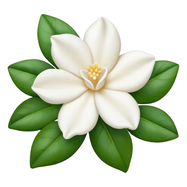 Gardenia blanca sticker