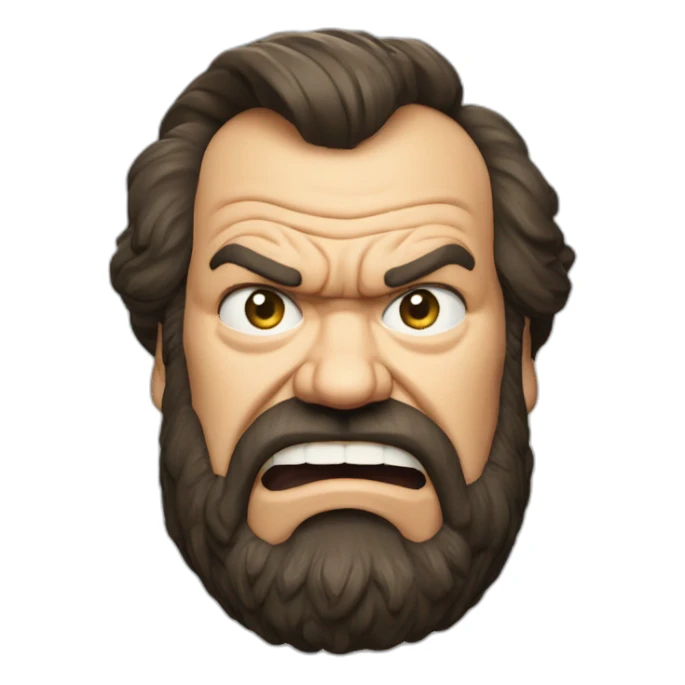 Bud Spencer angry sticker