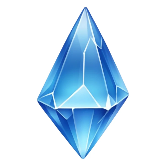 A white tick in a blue shard sticker