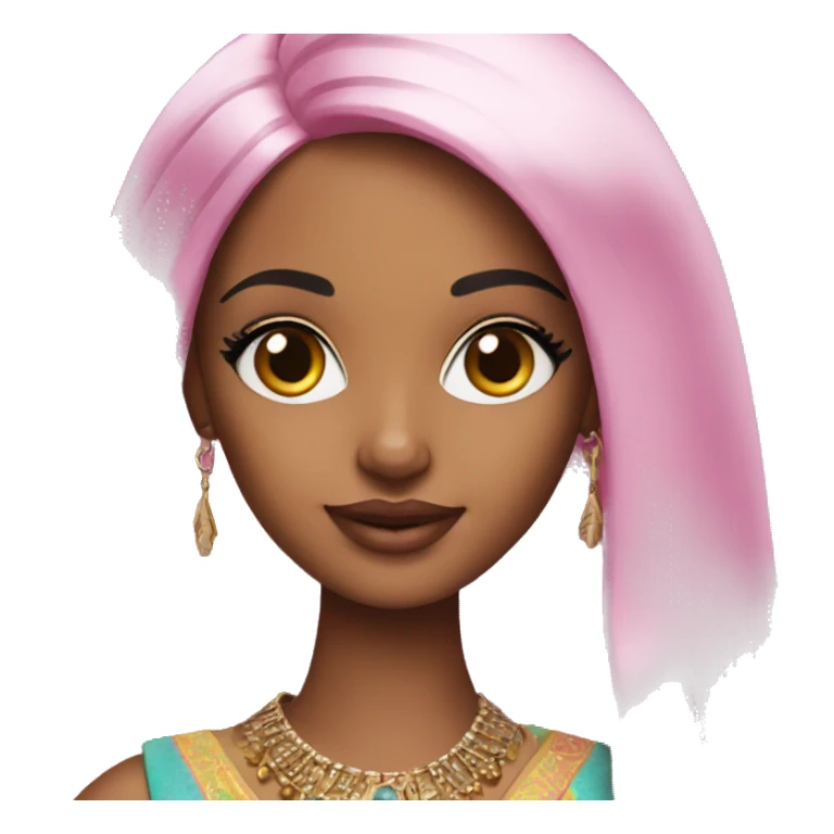 indian barbie doll sticker