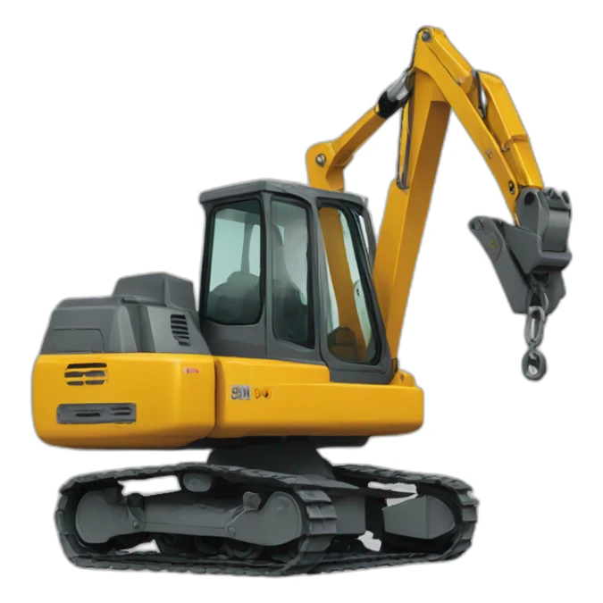 escavadeira hidráulica  sticker