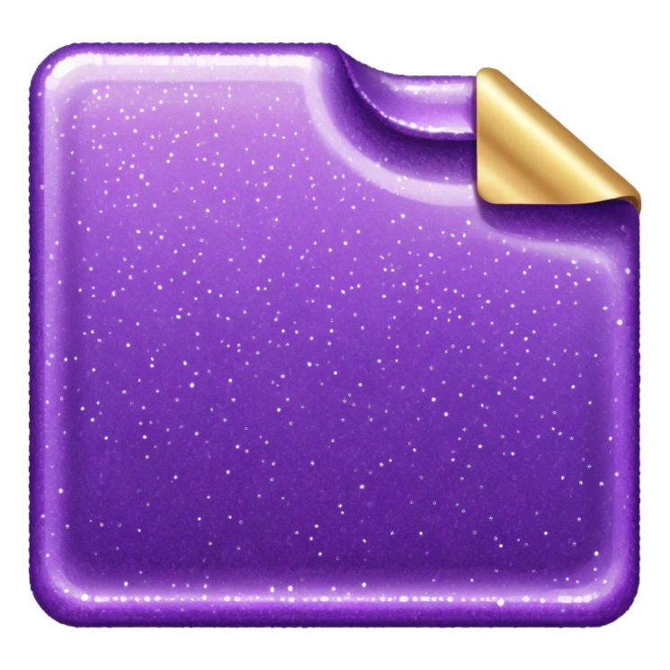 glitter documento nacional purple mark sticker