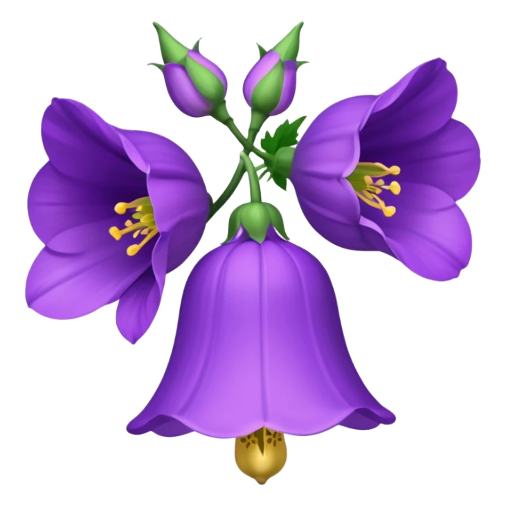Canterbury bells sticker