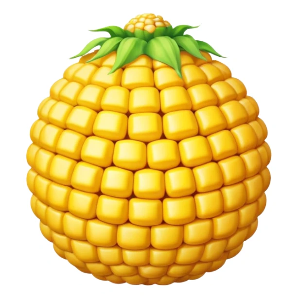 Corn ball emoji sticker