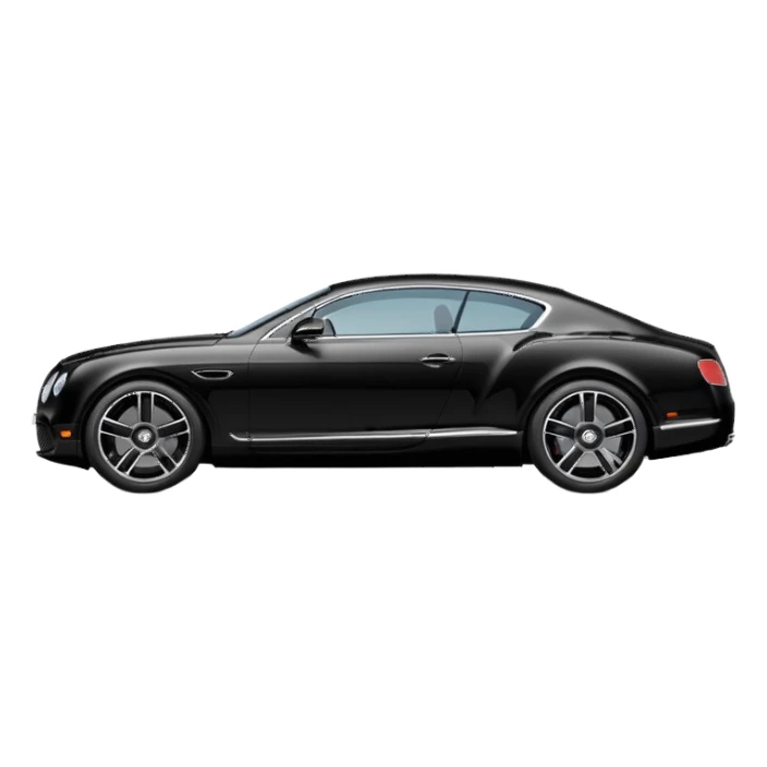 black bentley, black rims sticker