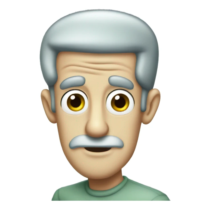 handsome squidward sticker