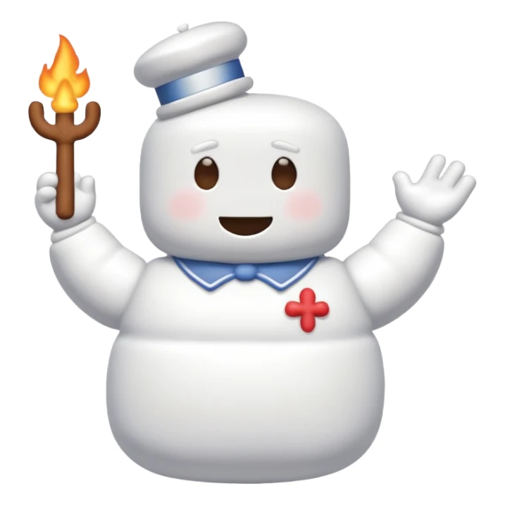 marshmallow guy sticker