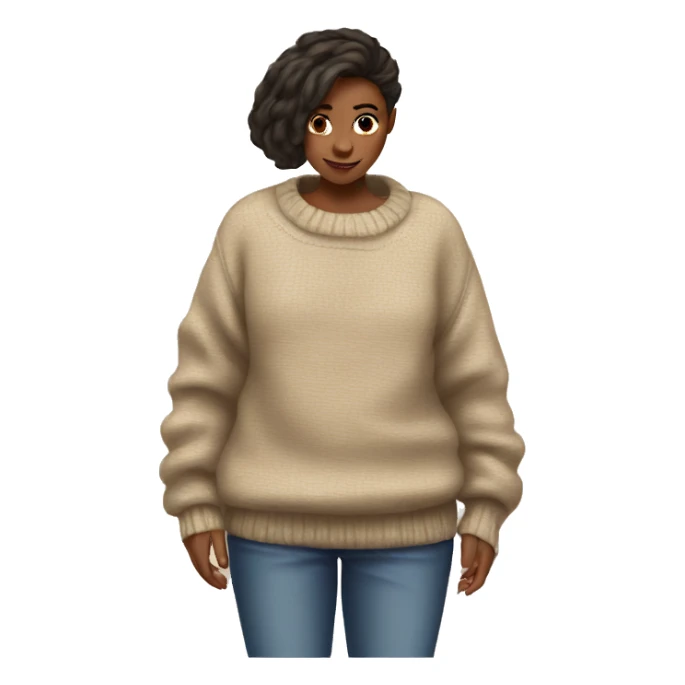 Comfy baggy sweater  sticker