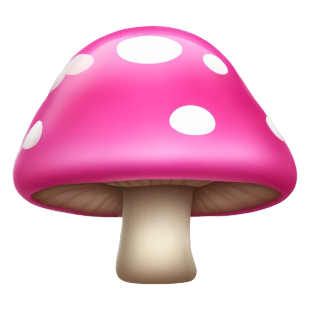 pink mushroom sticker