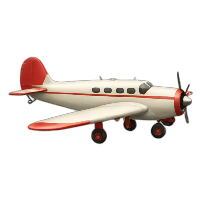vintage airplane sticker