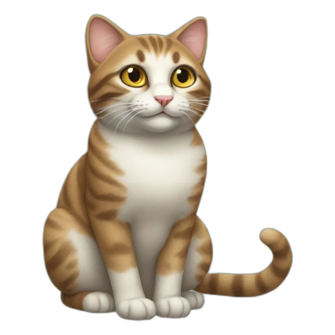 playing-cat sticker