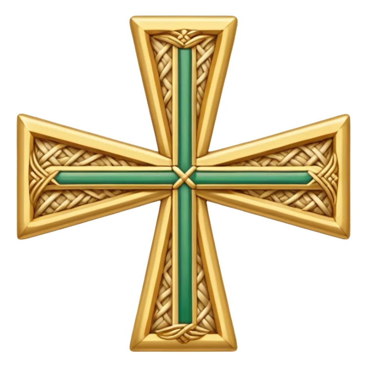 St. Brigid's cross or St. Brigit's cross sticker