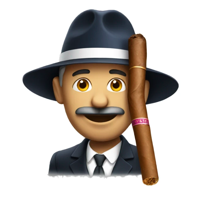 French with a cigar sticker