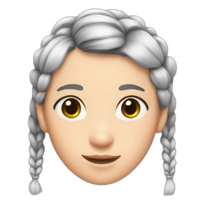 PIGTAIL HAIR  sticker