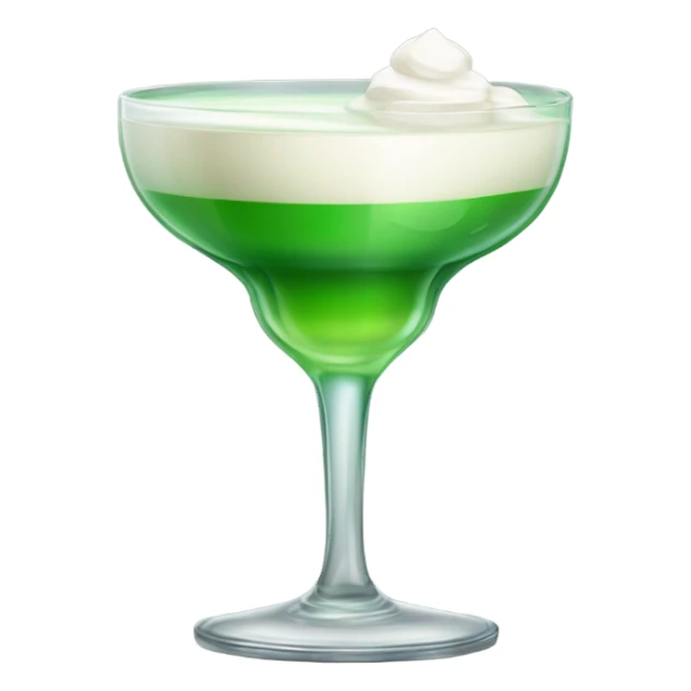 Grass hopper kokteyl sticker