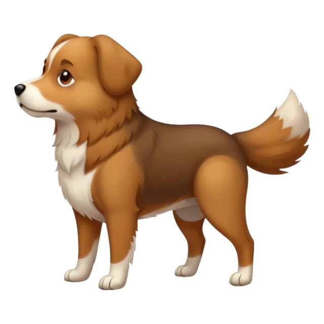 Cachorro maecando território  sticker