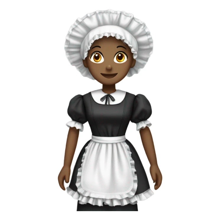 Maid outfit sticker