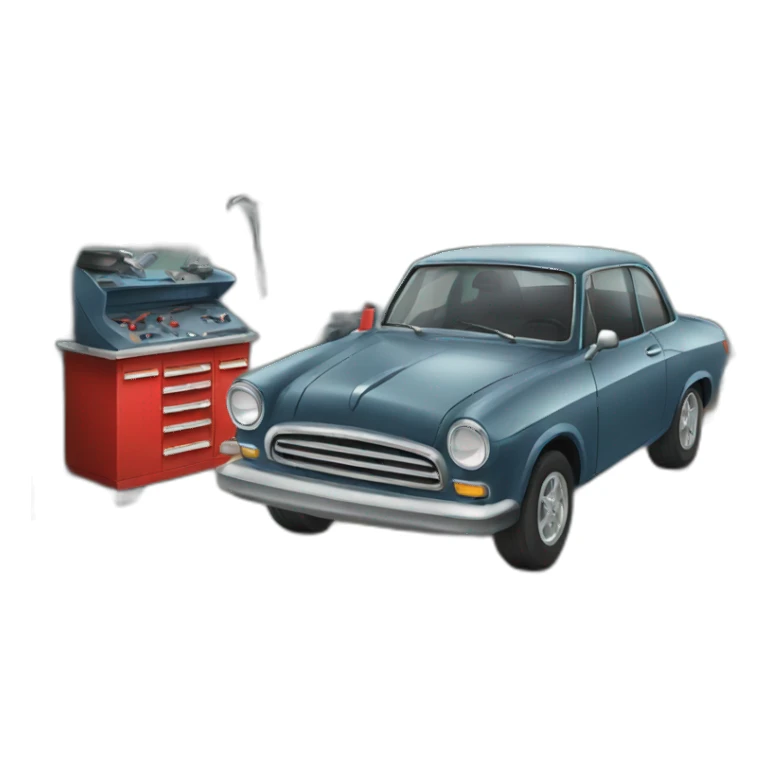 car repair shop sticker