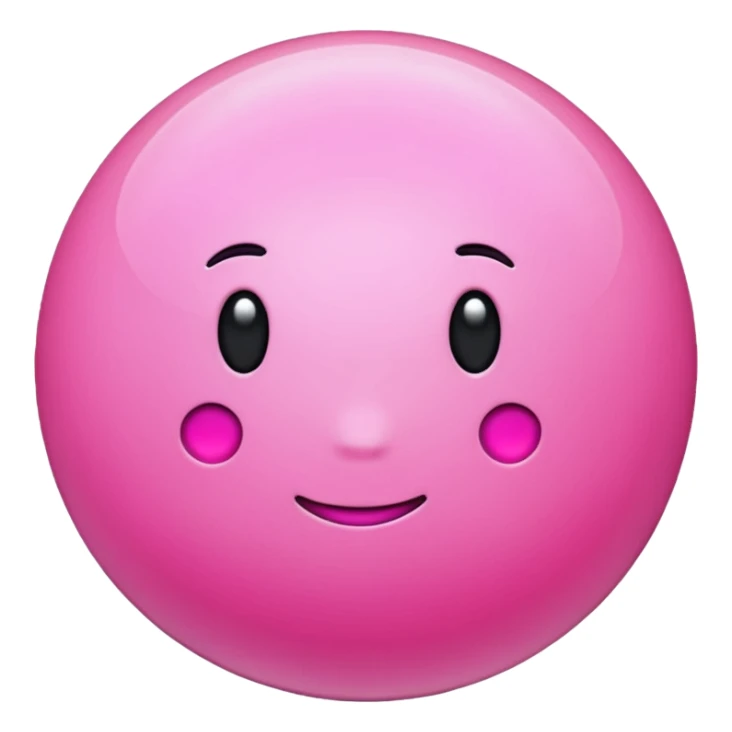 pink planet  sticker