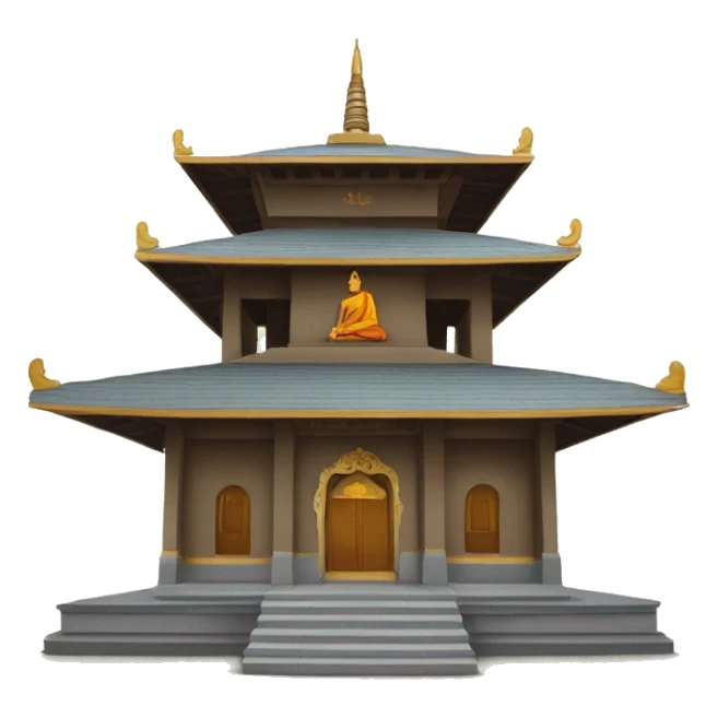 Sri Lankan buddhist temple  sticker
